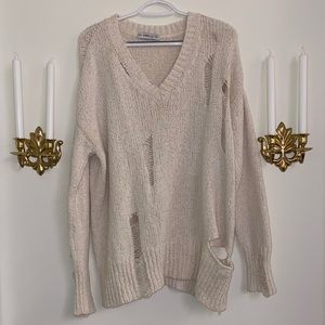 Zara Distressed Knit